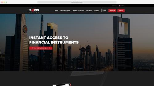 Design & Corporate website, Swiss Prime