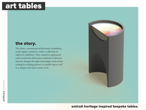 Bespoke: art-tables