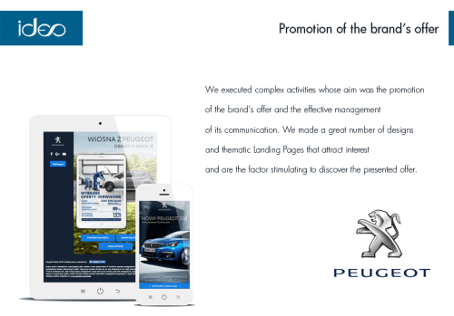 Promotion of the brand’s offer and the management of its communication