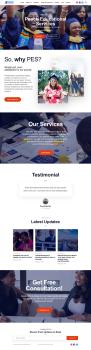 Peach Educational Website Development