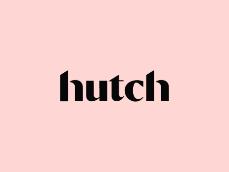 Hutch Interior Design App Brand Identity / Logotype Wordmark Design