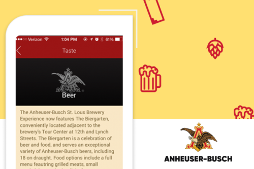 Anheuser-Busch's Virtual Tour Experience App