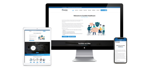 Curelink Website Development