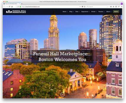 Faneuil Hall Marketplace Webistes