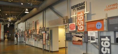 Generac History Wall