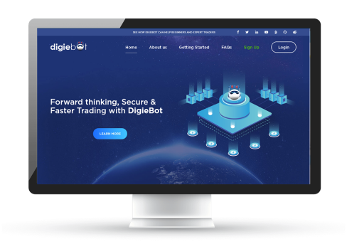 Digie Bot Trading Web and Mobile Application