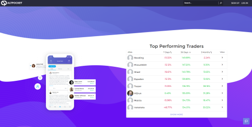 Altpocket - Social crypto portfolio tracker