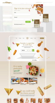 Smallchops Website Design