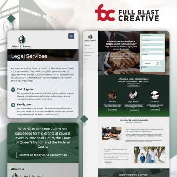 Adam S. Benarzi's Web & Marketing Package