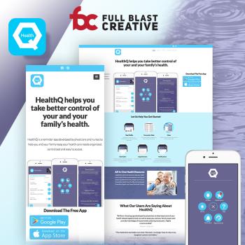 HealthQ's Custom Website