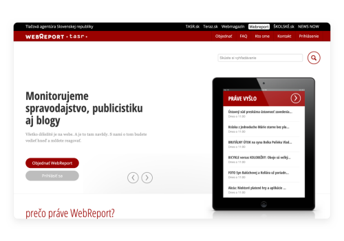 Webreport / TASR - gathering information automatically