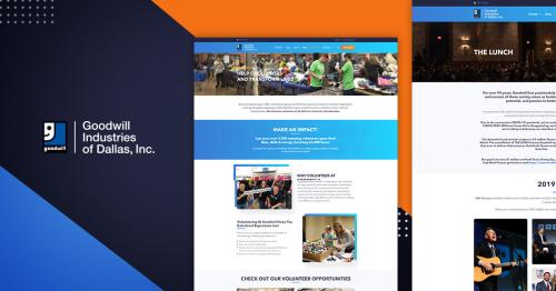 Goodwill Dallas - Website Design & Development