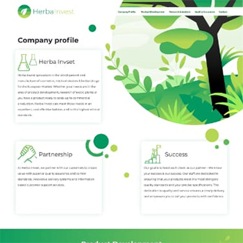 UX UI Design for Herba Invest