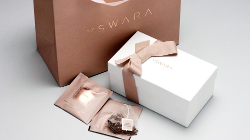 Luxuriöse Markenidentität und Verpackungsdesign