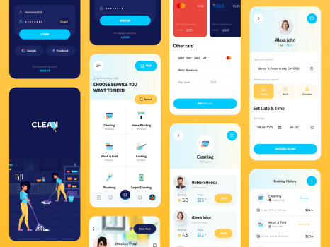 Cleaner App Design