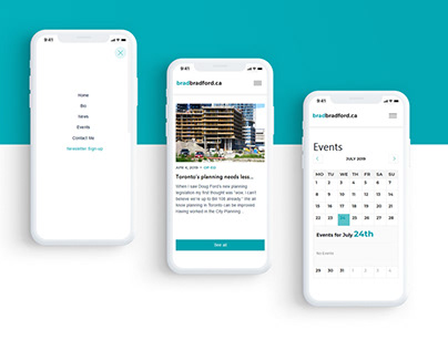 Individual Website for a Public Figure