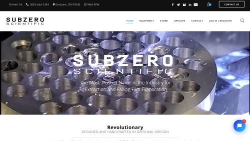 Subzero Scientific Web Design