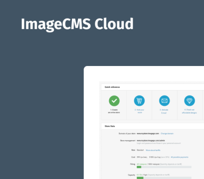 ImageCMS Cloud - Multisite SaaS platform for eCommerce