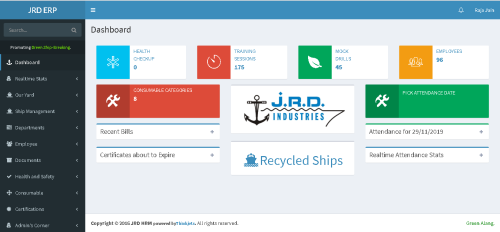 Enterprise Resource Planning Software for Ship Recycling