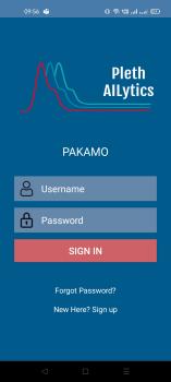Mobile application for Pleth