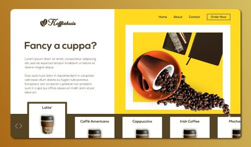 Koffiehuis Web Design