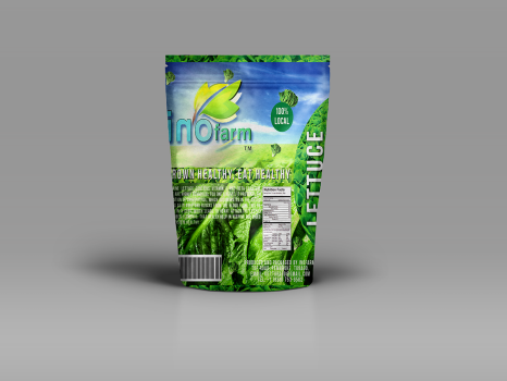 Ino Farms Lettuce Package Design
