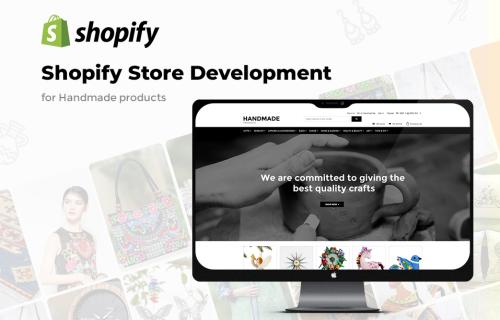 Shopify store development for Handmade products