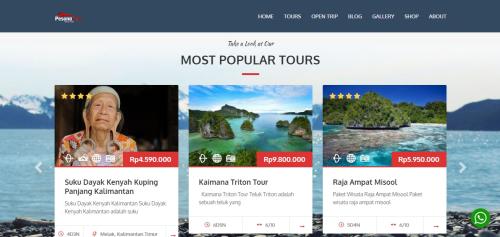 Website Design Pesona Indonesia