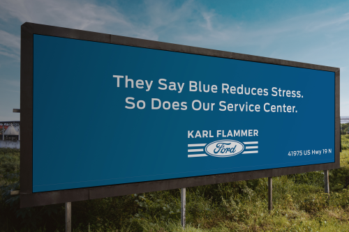 Karl Flammer Ford // Service Center Billboard