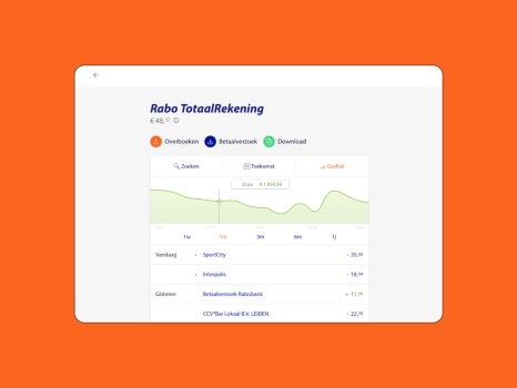 Rabobank - V2 transaction overview