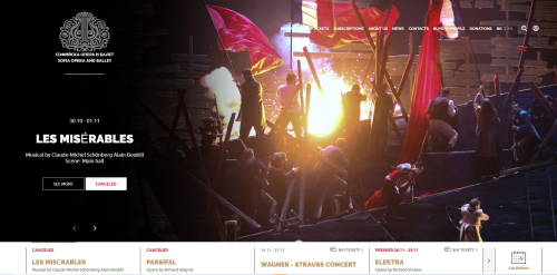 Sofia Opera and Ballet (Website dev with CMS)