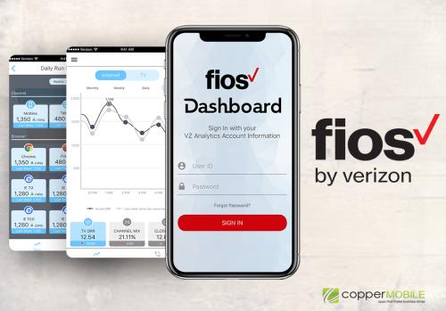 DASHBOARD APP:  Making complex data  actionable for Verizon's C-suite