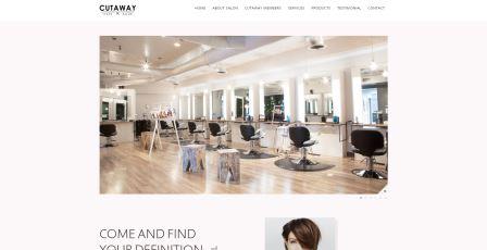 Salon booking website