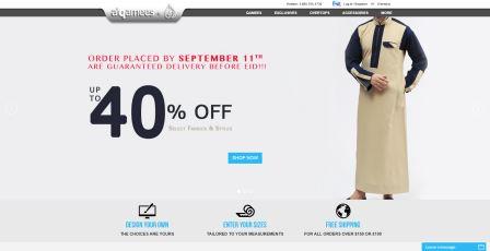 Custom E-Commerce site