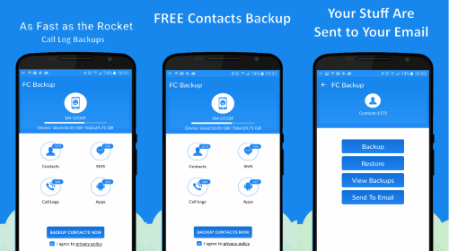 Free Contacts Backup - Android App