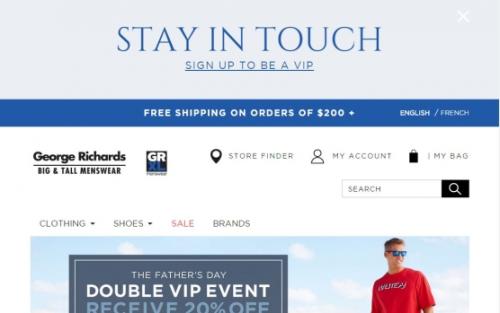 George Richards XL - Magento Enterprise site