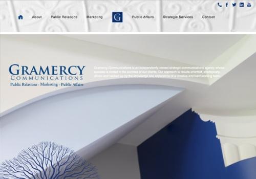 Grammercy Communications WordPress Website