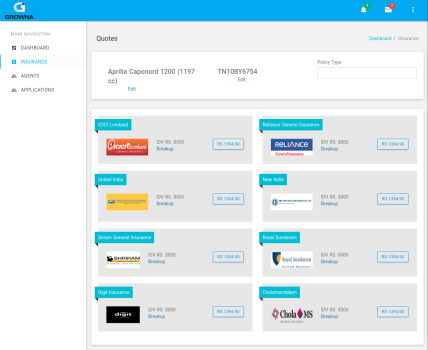 Growna Insta service