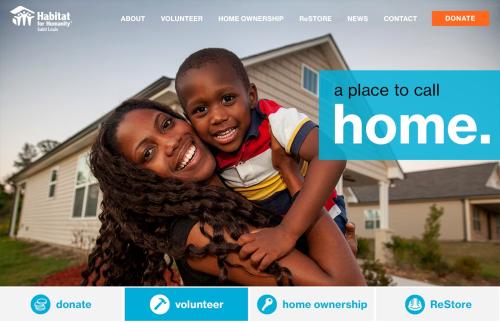 Habitat For Humanity Website Redesign