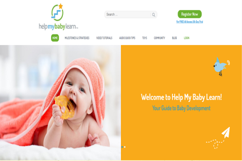 HelpMyBabyLearn - Wordpress Responsive Website