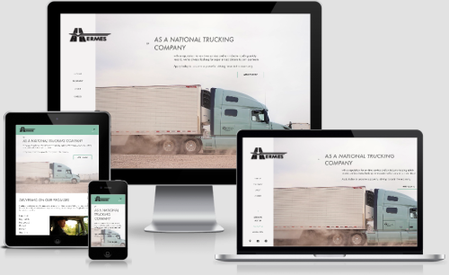 Custom Wordpress Theme Development for Hermes NVC Trucking