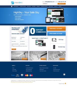 Trading platform for Brokerage House HighSky AS