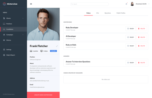 Hinterview | Interview Platform for Professional Recruiters