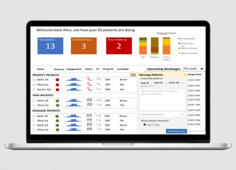 HIPAA Compliant Interactive Dashboard & Patient Engagement Application