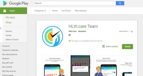 Hlth.care (Android App Development)