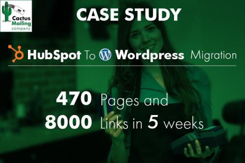 [Case Study] Hubspot to Wordpress Migration - CactusMailing
