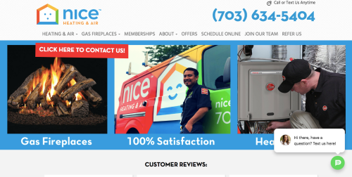 https://www.nicehomeservices.com/ - Wordpress and hubspot blog design