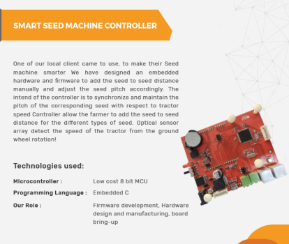 Smart Seed Machine Controller
