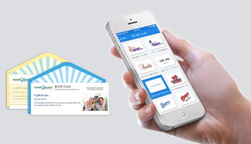 iCARD iOS Application for Sending a Personalized eGift Card