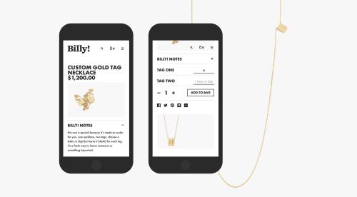 BILLY! / E-commerce website